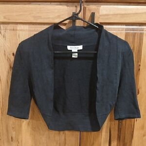 White House Black Market Dark Bolero Sweater